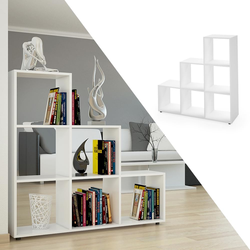 LIBRERIA MODULARE A SCALA 98x30XH98CM